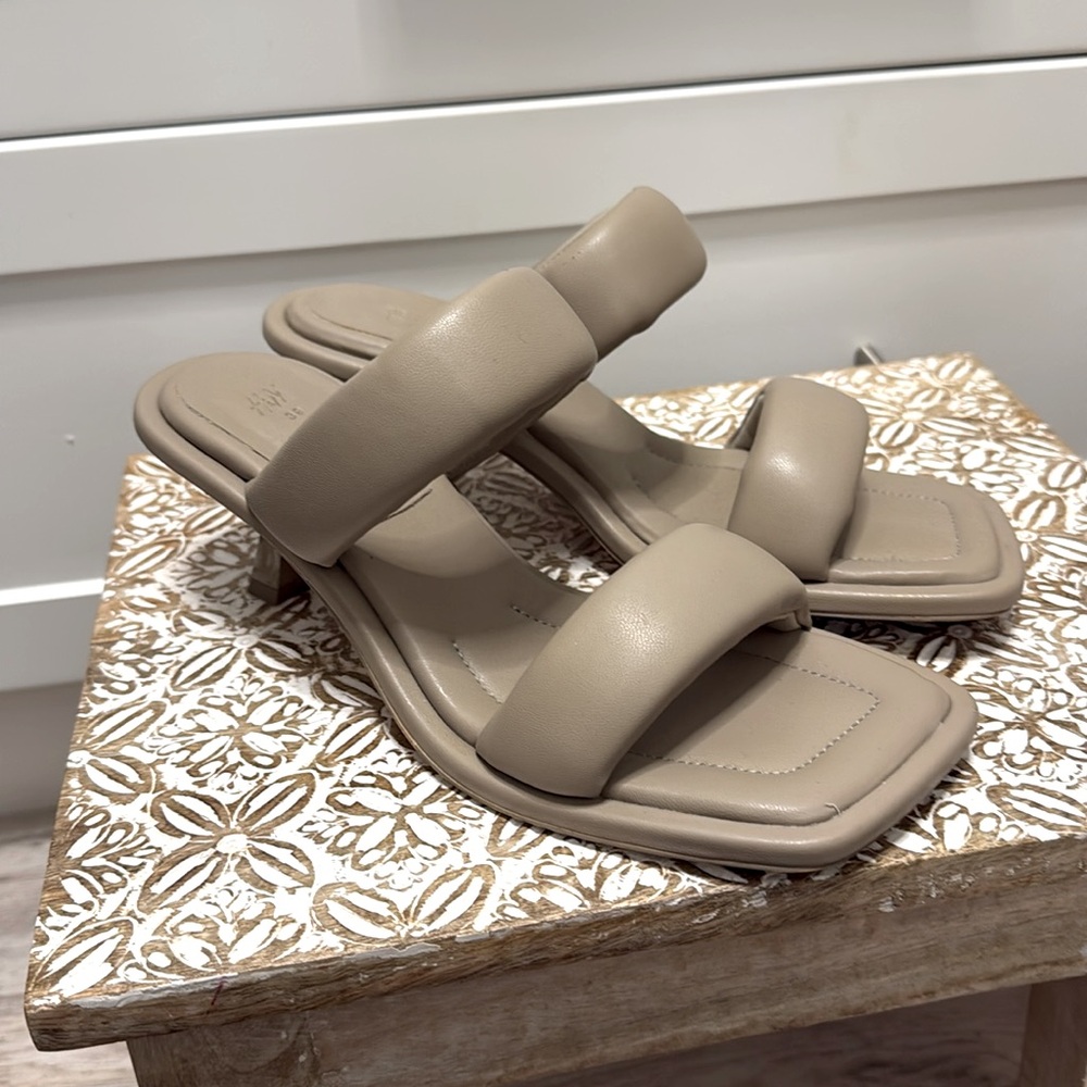 H&M Puffy Kitten Heel Sandals